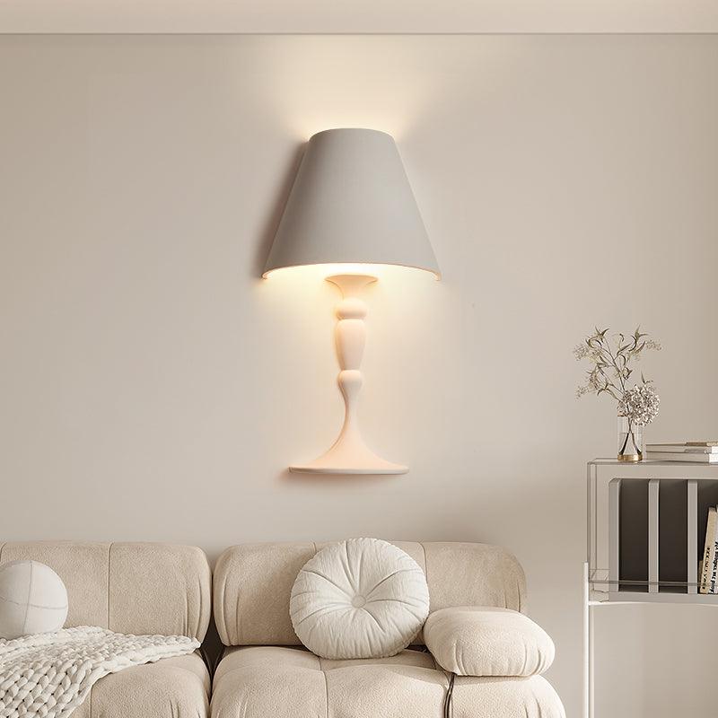 Qonelle Plaster Wall Lamp-Moonnatur