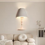 Qonelle Plaster Wall Lamp-Moonnatur