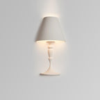 Qonelle Plaster Wall Lamp-Moonnatur