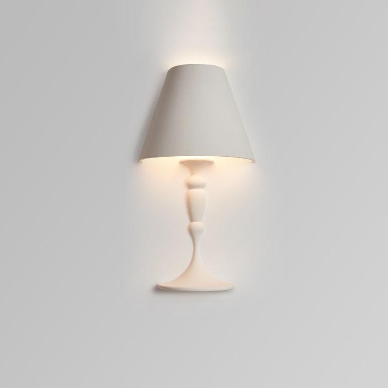 Qonelle Plaster Wall Lamp-Moonnatur