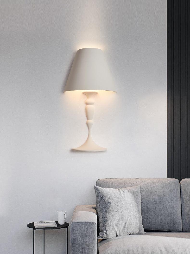 Qonelle Plaster Wall Lamp-Moonnatur