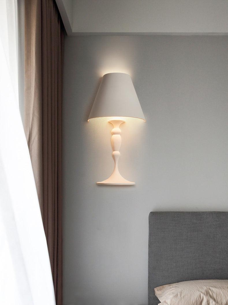 Qonelle Plaster Wall Lamp-Moonnatur