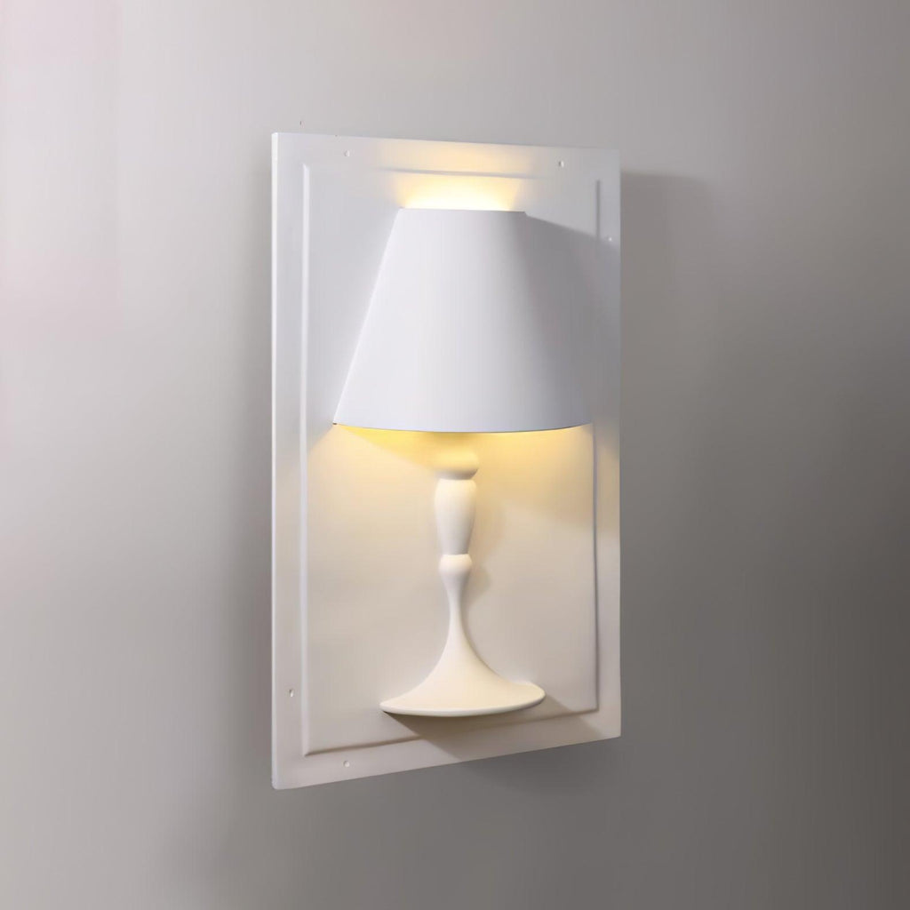 Qonelle Plaster Wall Lamp-Moonnatur