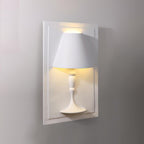 Qonelle Plaster Wall Lamp-Moonnatur