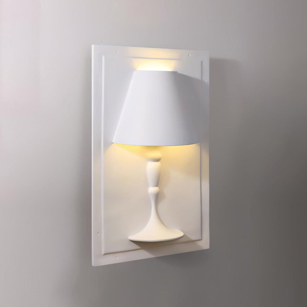 Qonelle Plaster Wall Lamp-Moonnatur