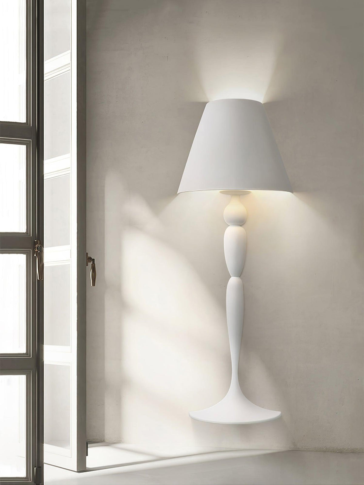 Qonelle Plaster Wall Lamp-Moonnatur