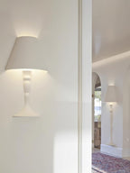 Qonelle Plaster Wall Lamp-Moonnatur