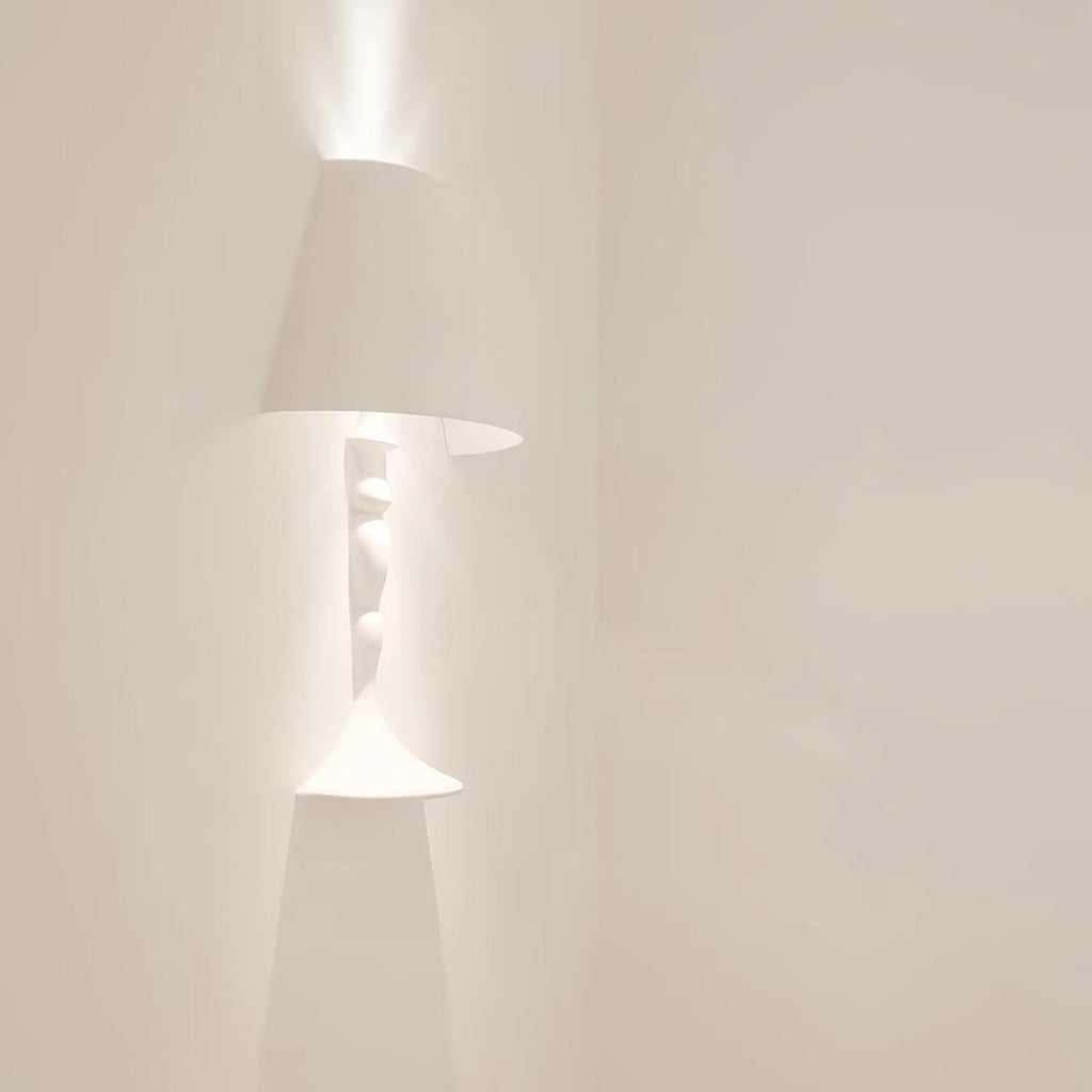 Qonelle Plaster Wall Lamp-Moonnatur