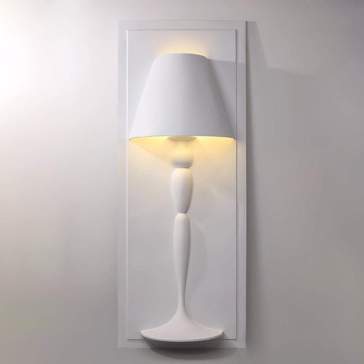 Qonelle Plaster Wall Lamp-Moonnatur