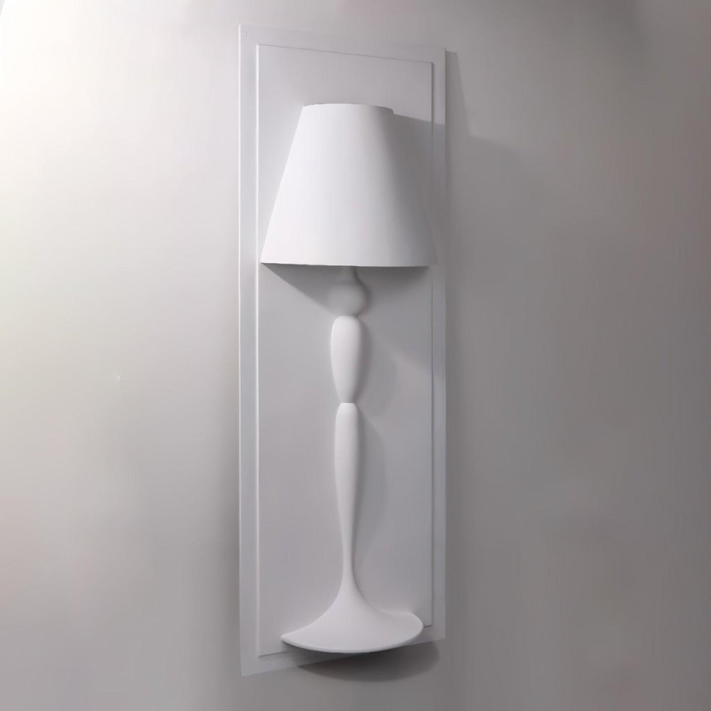 Qonelle Plaster Wall Lamp-Moonnatur