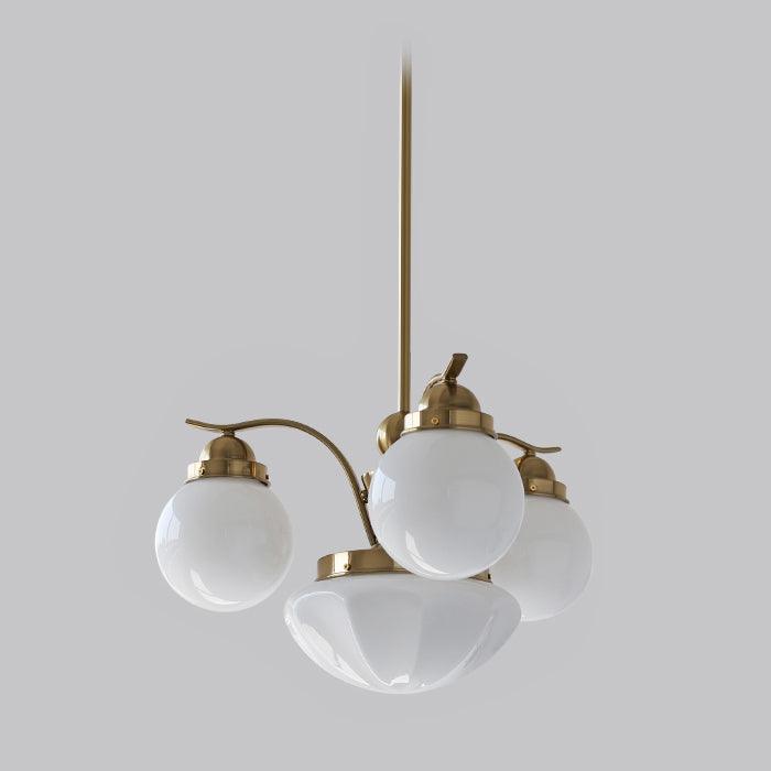 Evrina Glass Chandelier-Moonnatur