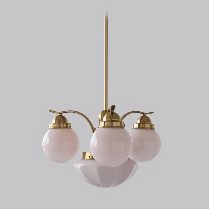 Evrina Glass Chandelier-Moonnatur