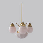 Evrina Glass Chandelier-Moonnatur