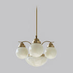 Evrina Glass Chandelier-Moonnatur