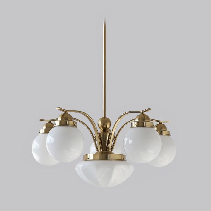 Evrina Glass Chandelier-Moonnatur