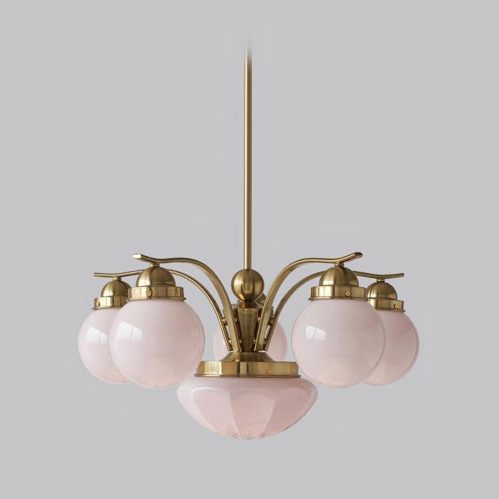 Evrina Glass Chandelier-Moonnatur