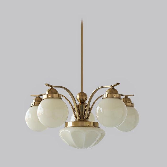 Evrina Glass Chandelier-Moonnatur