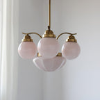 Evrina Glass Chandelier-Moonnatur