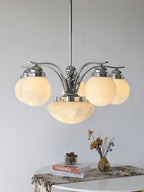 Evrina Glass Chandelier-Moonnatur