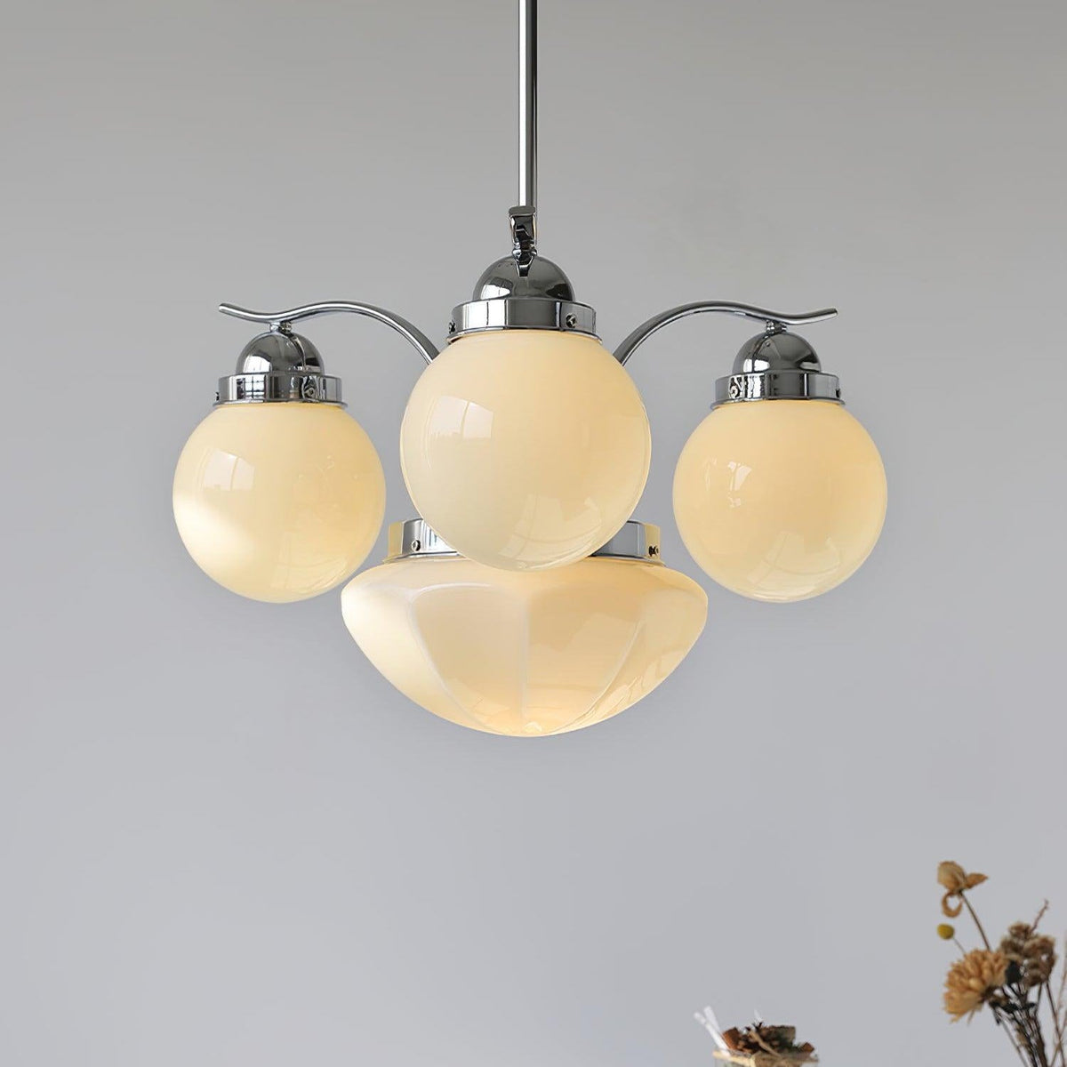 Oswenheath Glass Chandelier-Moonnatur