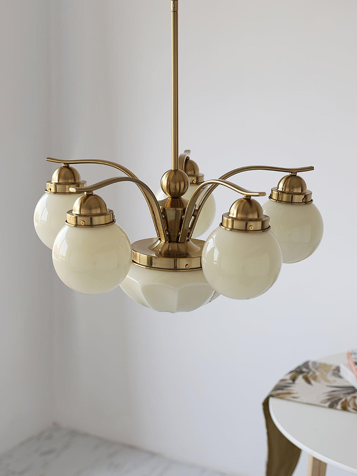 Evrina Glass Chandelier-Moonnatur