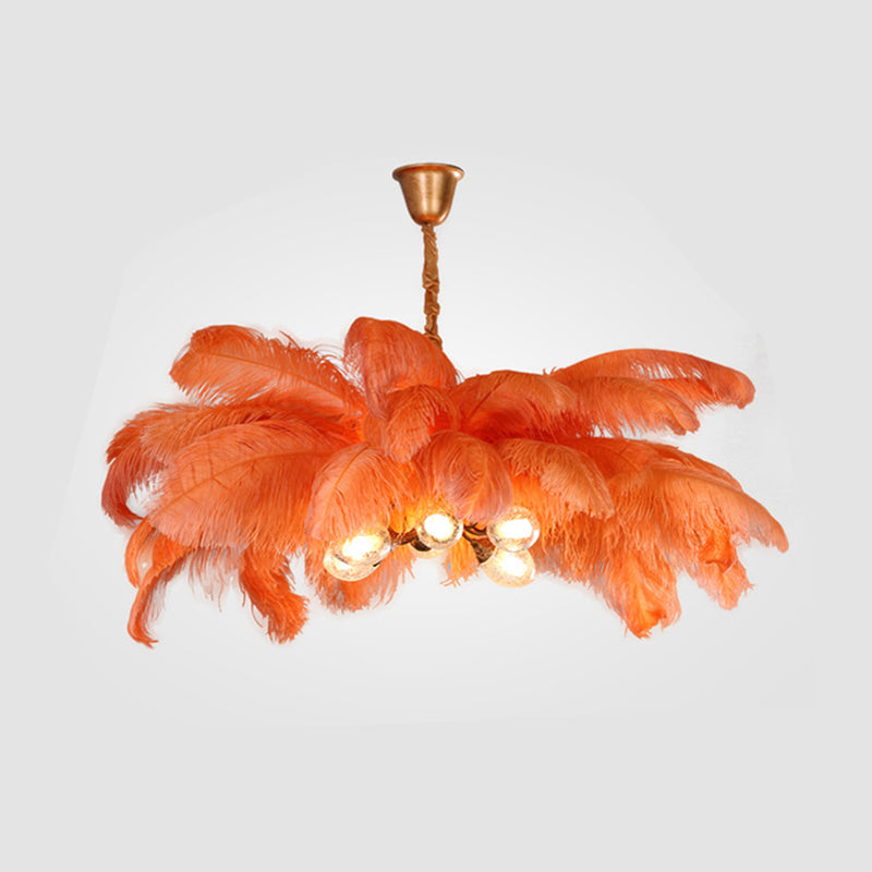 Dorrenwick Feather Pendant Light-Moonnatur