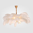 Dorrenwick Feather Pendant Light-Moonnatur