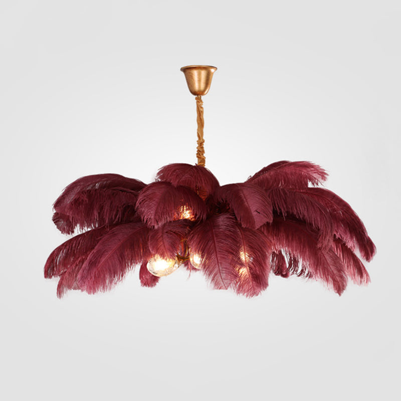 Dorrenwick Feather Pendant Light-Moonnatur