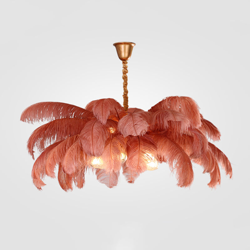 Dorrenwick Feather Pendant Light-Moonnatur