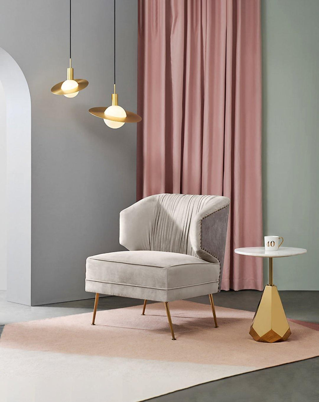 Finverora Glass Pendant Light-Moonnatur