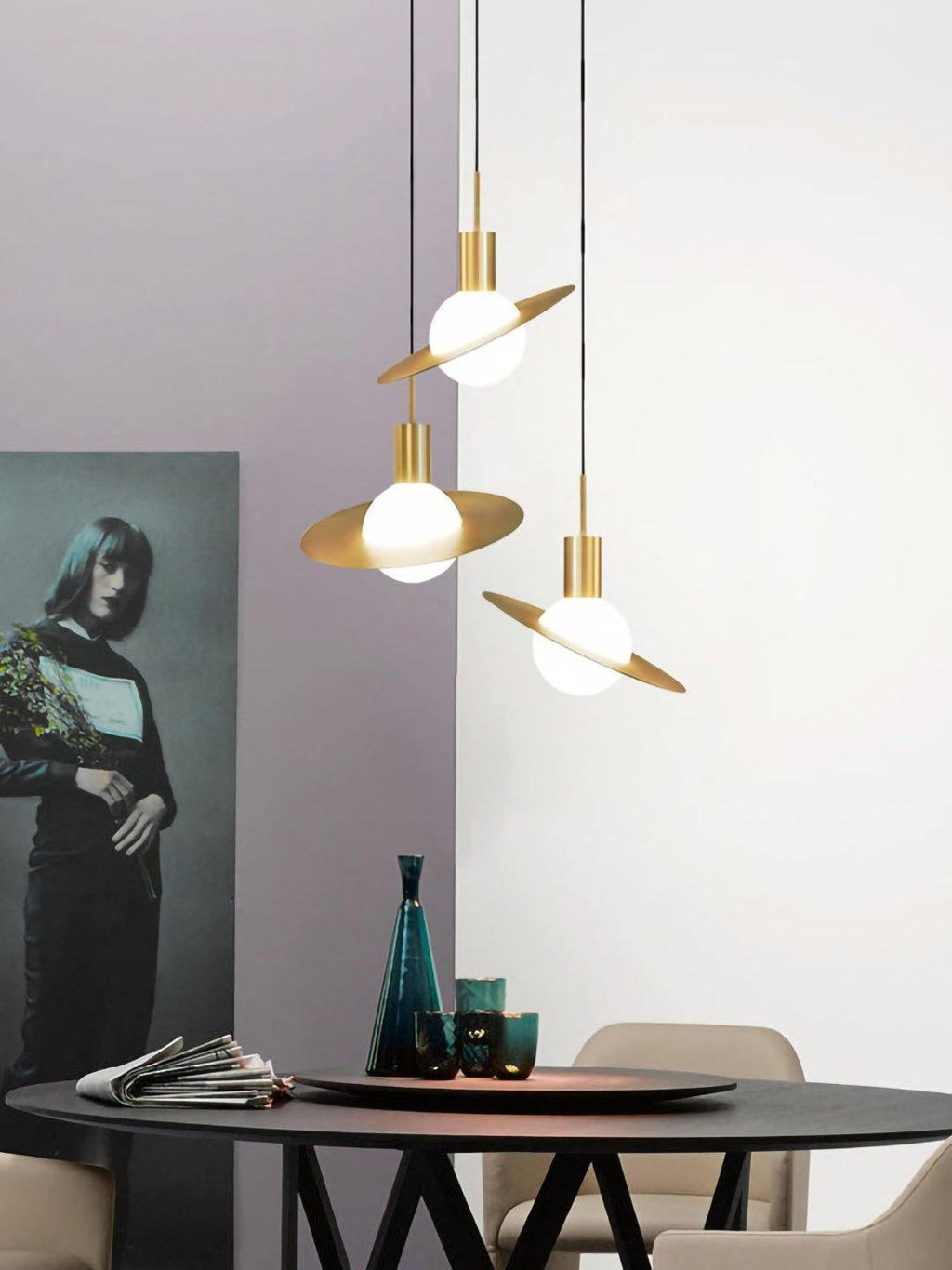 Finverora Glass Pendant Light-Moonnatur