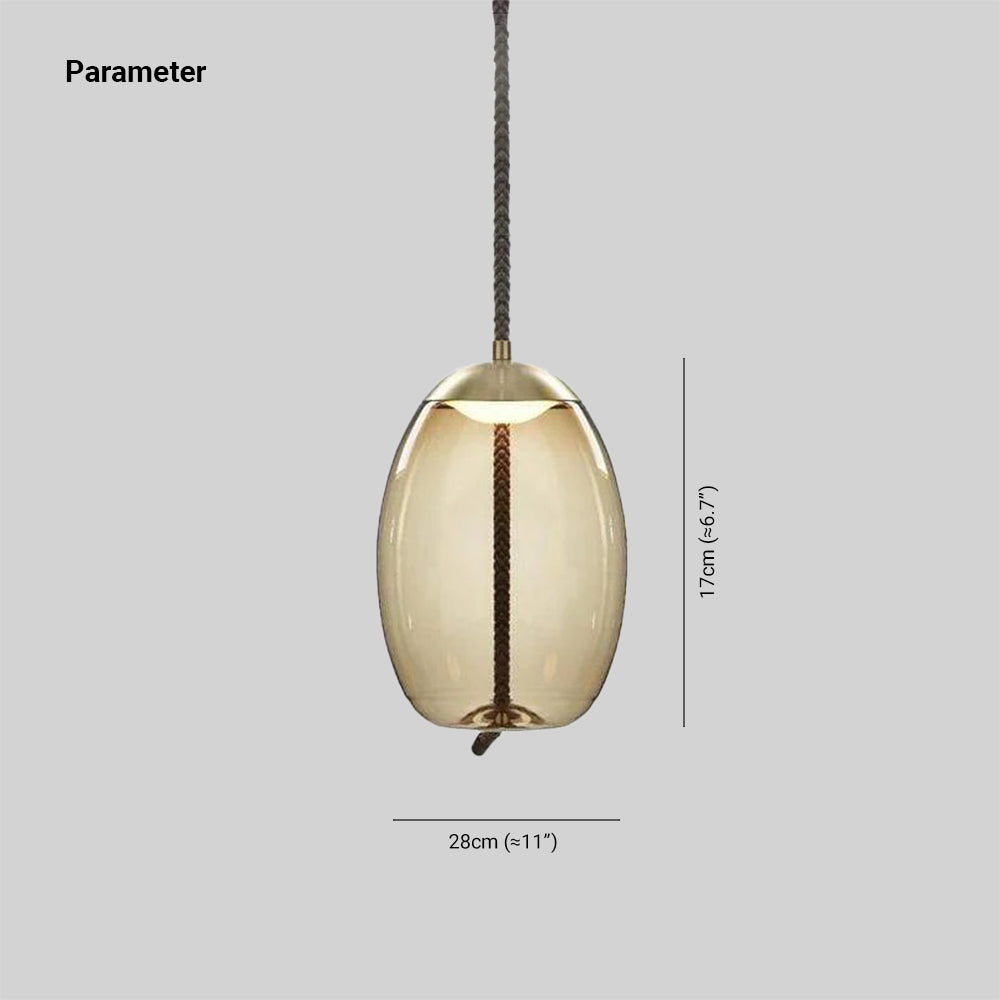 Cambereris Glass Pendant Light-Moonnatur