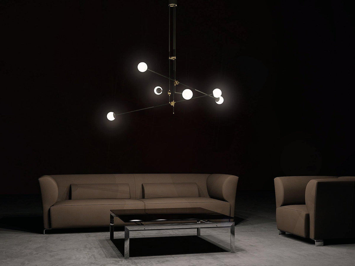 Brierera Glass Chandelier-Moonnatur