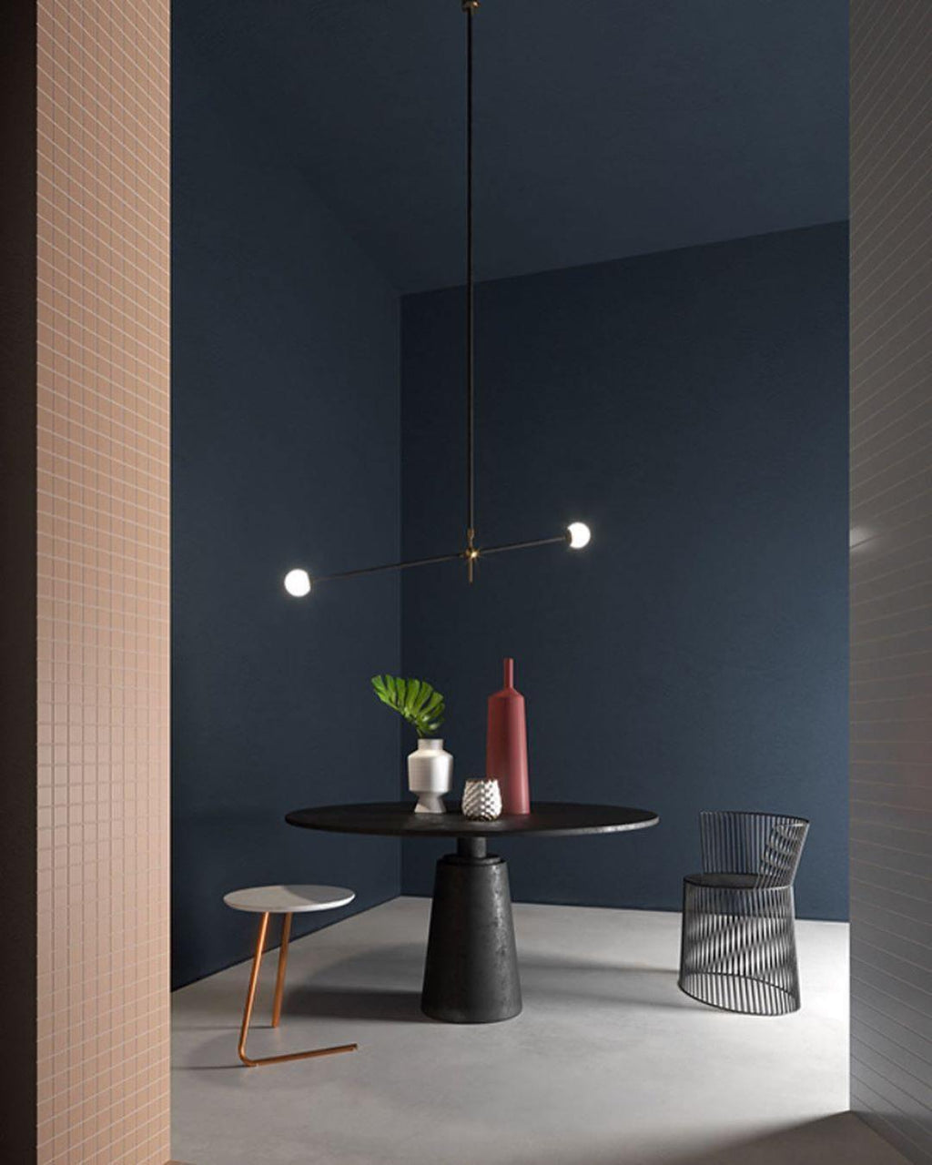 Brierera Glass Chandelier-Moonnatur