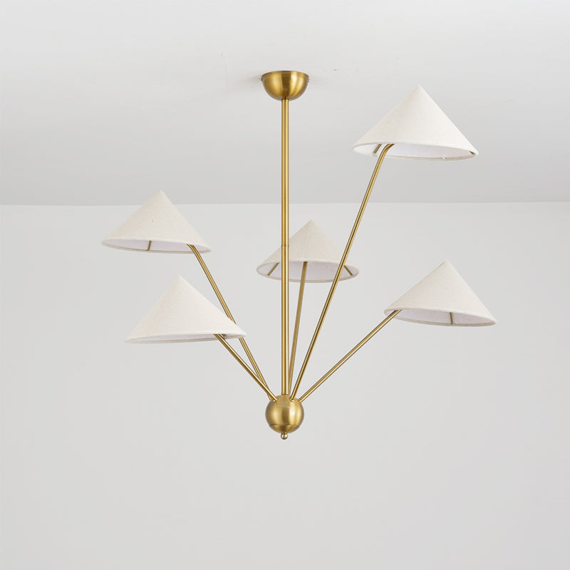 Woldenelle Fabric Chandelier-Moonnatur