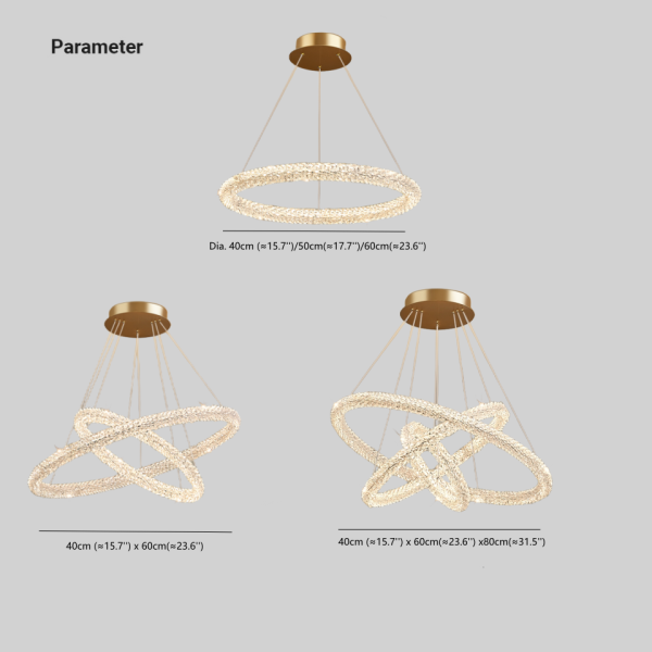 Laderlyn Crystal Pendant Light-Moonnatur