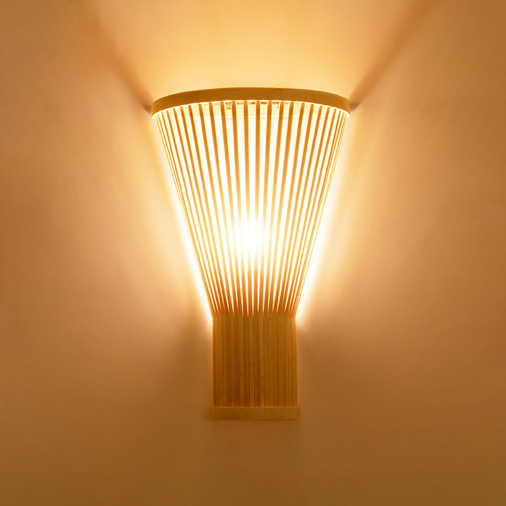 Harvenelle Rattan Wall Light-Moonnatur