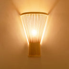Harvenelle Rattan Wall Light-Moonnatur