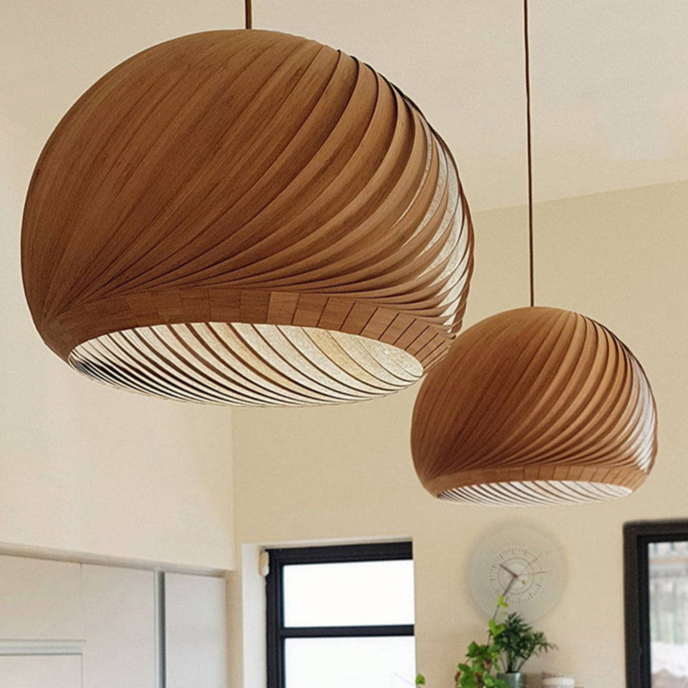 Aberiel Wood Pendant Light-Moonnatur