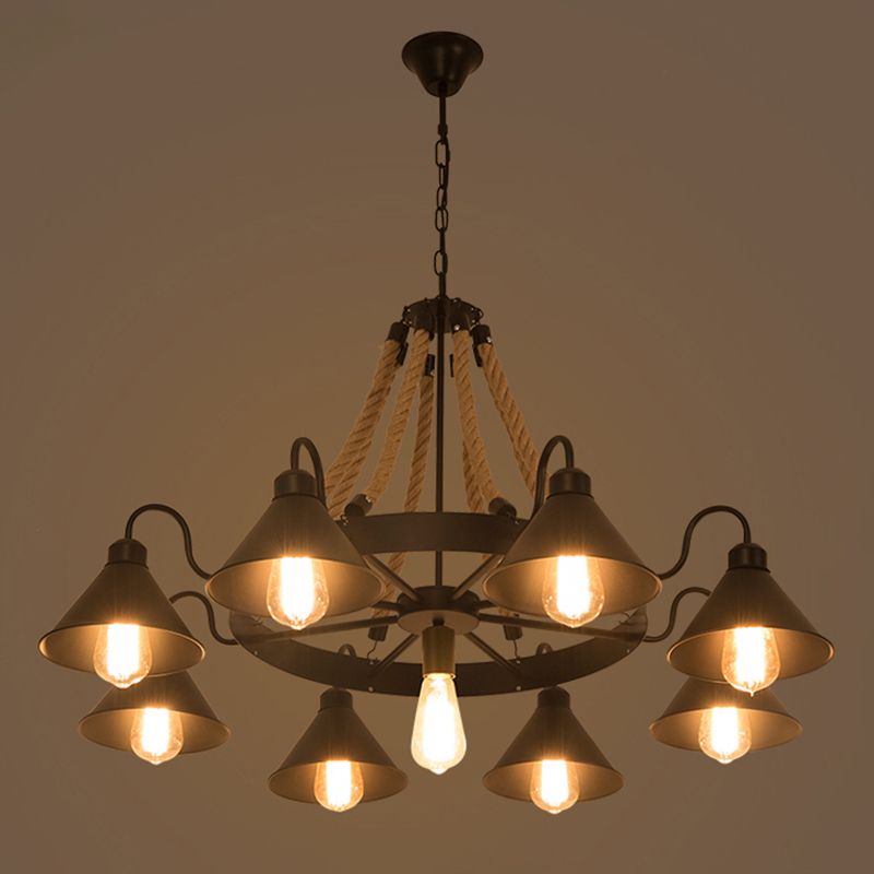 Fendelfern Metal Chandelier-Moonnatur
