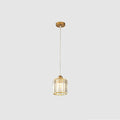 Vina Modern Cluster Cylinder Glass Pendant Light, Black/Gold - Neutralighting