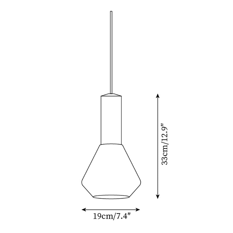 Marvenina Glass Pendant Light-Moonnatur