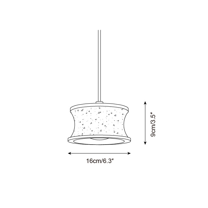 Tildenmere Travertine Pendant Light-Moonnatur
