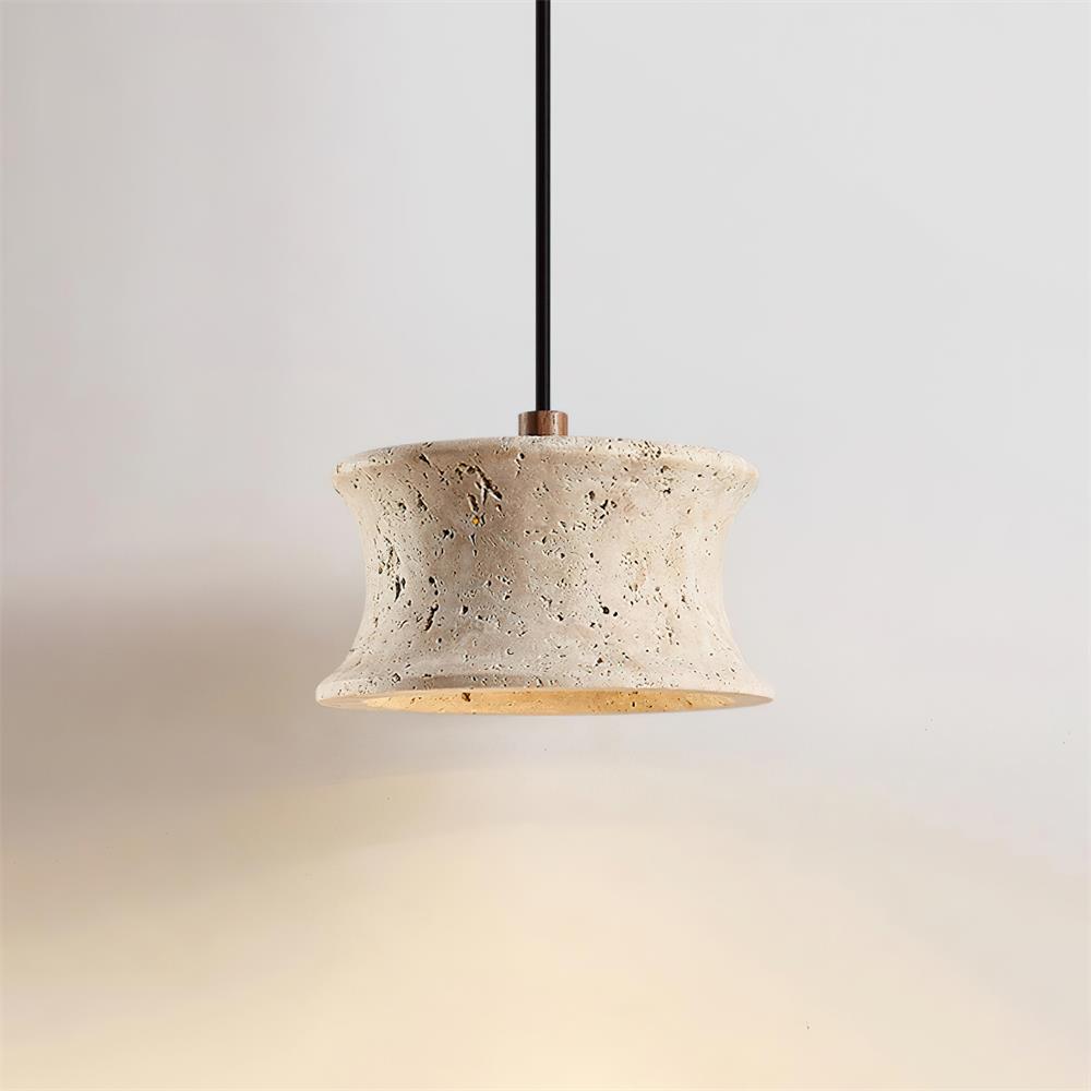 Tildenmere Travertine Pendant Light-Moonnatur
