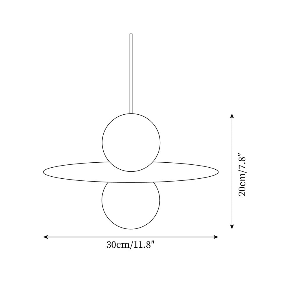 Breveniel Glass Pendant Light-Moonnatur
