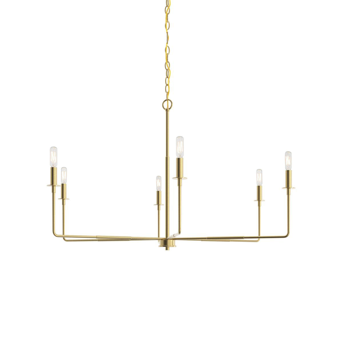 Haldelwell Brass Chandelier-Moonnatur
