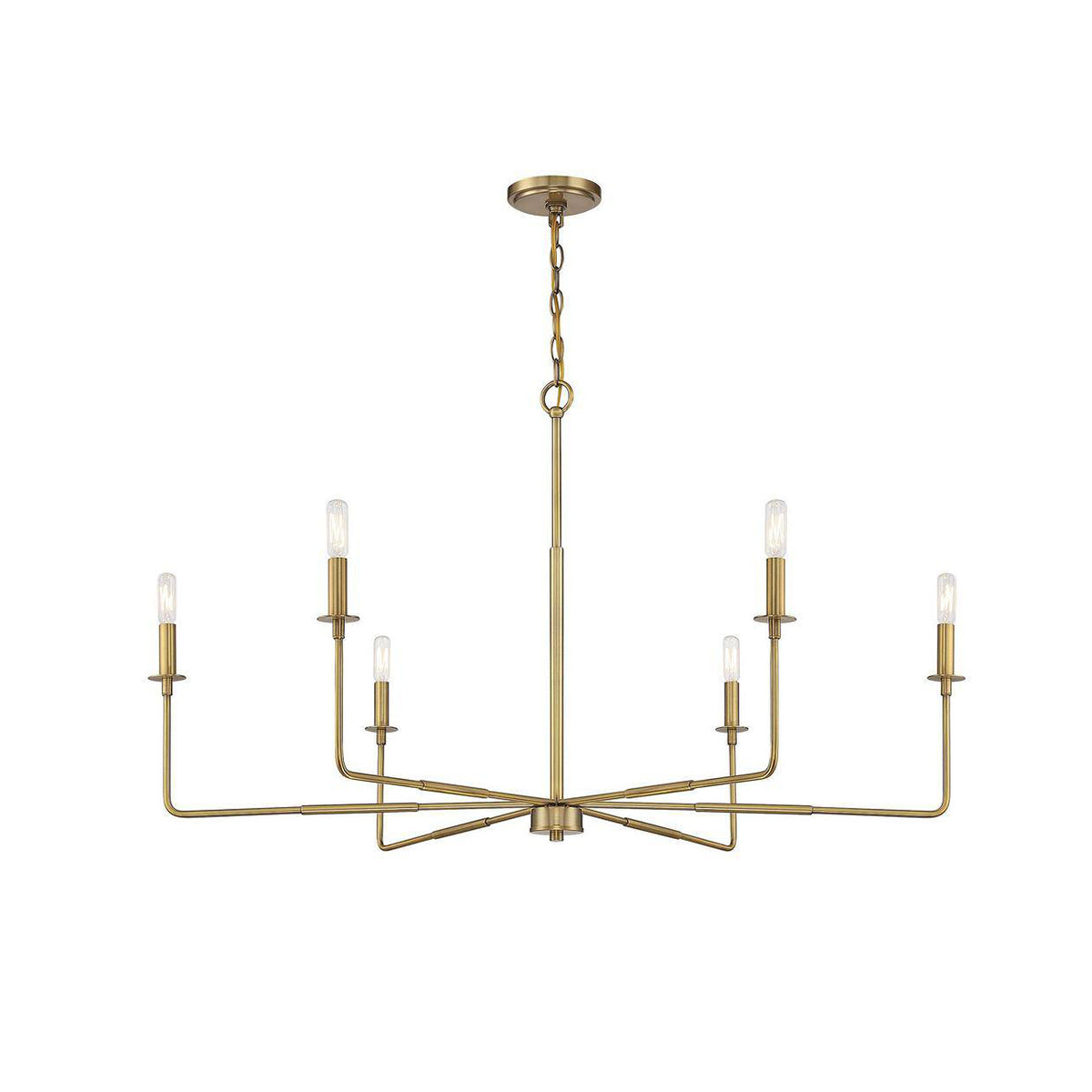 Haldelwell Brass Chandelier-Moonnatur