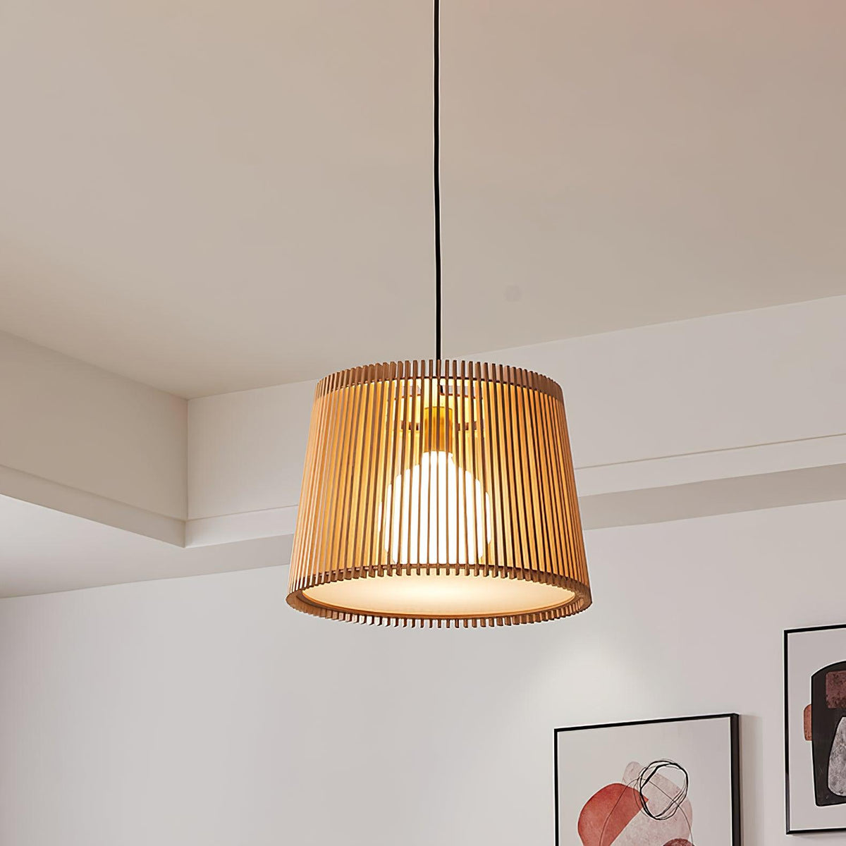 Adairune Wood Pendant Light-Moonnatur