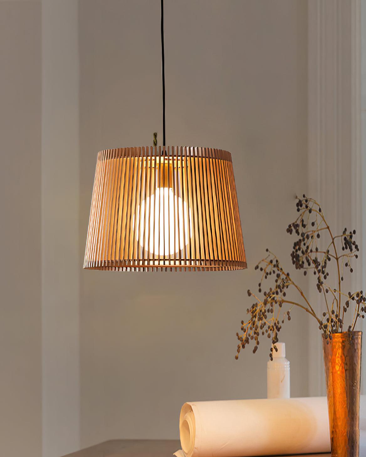 Adairune Wood Pendant Light-Moonnatur