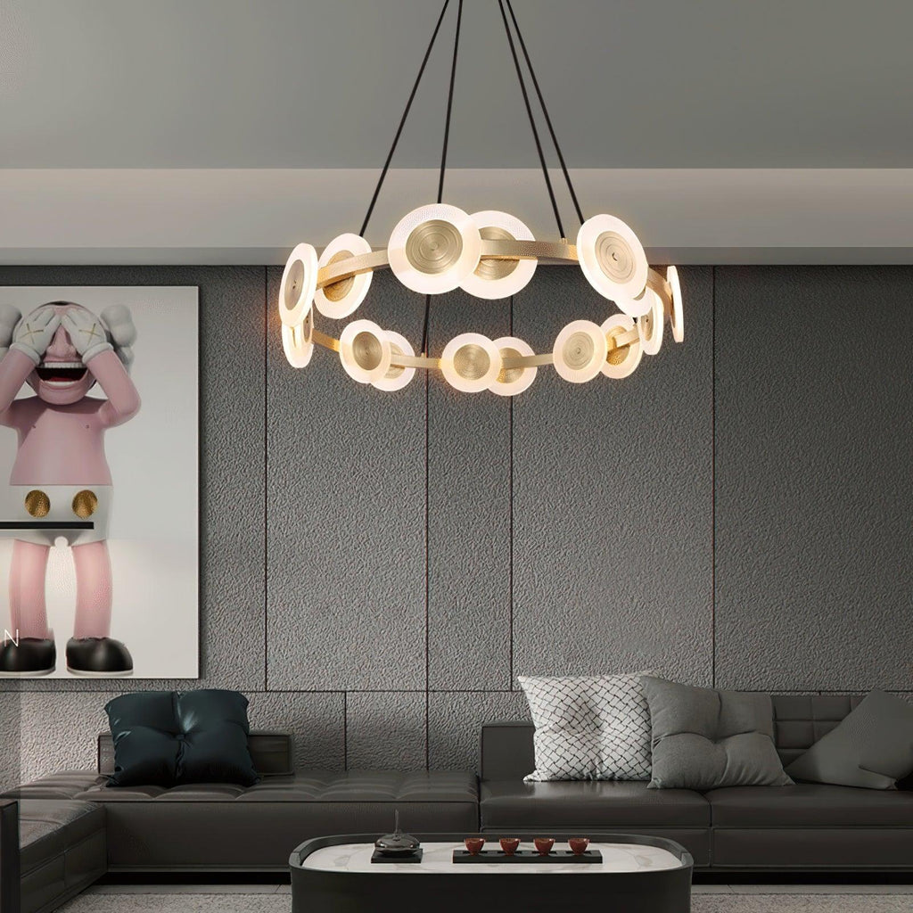 Iverelle Acrylic Chandelier-Moonnatur